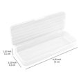 thumbnail image 4 of Dvkptbk a stationerycase Extra Large Capacity Plastic Pencil Box Stackable Translucent Clear Pencil Box Office Supplies Storage Organizer Box for Gel Pens Erasers Tape Pens Pencils Mark, 4 of 4