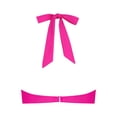 thumbnail image 4 of Haut de Bikini Rehausseur pour Femmes Col en V Couverture Complète avec Bretelles Réglables et Fermeture à Boucle, 4 of 4