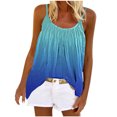 thumbnail image 1 of Hauts Aguichant pour Femmes Été Mode Femmes Été Col Rond Sans Manches Imprimé Décontracté Camisole Blouse T-Shirts pour Femmes Mode Femmes Blouses et Hauts Mode Hauts et Blouses d'Été pour Femmes, 1 of 5