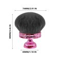 thumbnail image 3 of YoGold Blend & Blur Extra Large Body Makeup Brush for Self Tanner,Leg Makeup & Bronzer Self Tan Applicator, 2.9inch Wide Round Head Kabuki Brush For Application with Drawstring Bag Gray, 3 of 5