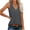 Grey, variant on Yuyuzo Tank Tops for Women Summer V Neck T Shirts Sleeveless Basic Tees Loose Fitted 2025 Fashion Clothes