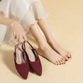 thumbnail image 1 of Cameland Ballerines Slingbacks en Tricot pour Femmes Confort Marche Travail Chaussures, 1 of 3