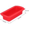 thumbnail image 4 of 2pcs Silicone Bread Loaf Pan, Soft Heat Resistant Bread Baking Pan Loaf Pan Silicone Baking Set Nonstick Loaf Pan Silicone Toast Pan for Bread, Cake, Meatloaf, 4 of 8