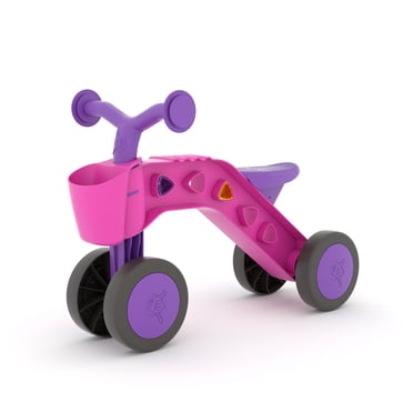 Chillafish Itsibitsi Blocks – Premier porteur avec blocs de jeu et panier 1–3 ans, Fushia