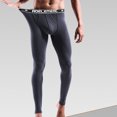 thumbnail image 2 of CEHVOM Men Solid Casual Tight Base High Waist Breathable Keep Warm Ankle-Length Pants, 2 of 4