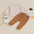thumbnail image 4 of Long Sleeve  Neck Pocket Sweatshirt Pants for Boys in Autumn, 4 of 8