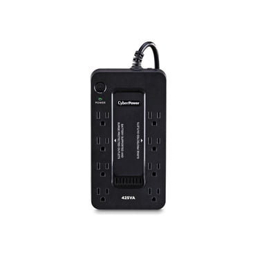 CyberPower Standby Series ST425 - UPS - AC 96-140 V - 260 Watt - 425 VA - 2.9 Ah - output connectors: 8 - black