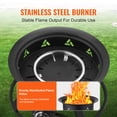 thumbnail image 3 of VEVOR Propane Fire Pit 24” Outdoor Portable Gas Fire Pit for Heating 58000 BTU, 3 of 9