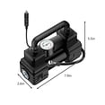 thumbnail image 3 of Tire Inflator Portable A-ir Compressor A-ir Pump For Car Tires 12V Auto Tire Pump With Digital Pressure Gauge With Emergency LED Light, 3 of 7
