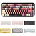 thumbnail image 2 of Clavier Sans Fil Bluetooth 308i 84 Touches Clavier de Jeu Sans Fil Bluetooth à Boutons Ronds Compatible avec Windows/Mac/Android/Ios, 2 of 9