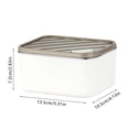 thumbnail image 2 of Food Storage 600ml Portable Lunch Container with Tiered Stainless Steel Design and Microwave Compatibility for Work and Picnics, 2 of 6