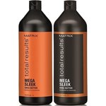 Matrix Mega Sleek Shampooing Liter et Conditionneur Duo