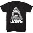 thumbnail image 1 of Jaws Geometric Sharks Black Adult T-Shirt Xlt, 1 of 2