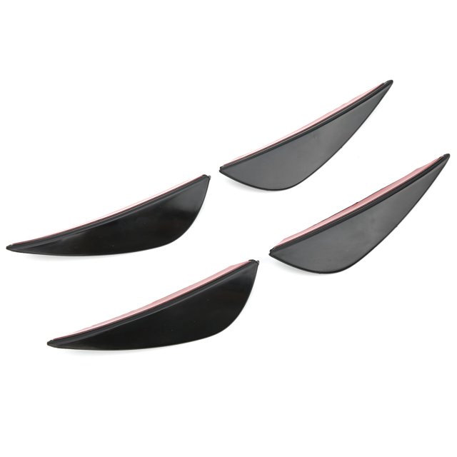 FAGINEY avant Pare-Chocs Air, Spoiler avant, 4pcs avant Pare-Chocs Air Spoiler Modification Universel Diffuseur PVC Type de Pâte
