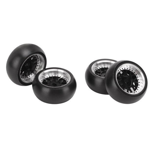 RC Drift Tire, 1/28 RC Tire High Wear Resistance Stable Durable For Rough Road Black