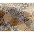 thumbnail image 5 of oneOone Viscose Chiffon Tan Fabric Geometric Craft Projects Decor Fabric Printed By The Yard 42 Inch Wide, 5 of 5