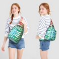 thumbnail image 4 of Rainbow Zebra Print Sling Bag - Colorful Abstract Zebra Stripes Crossbody Backpack for Women & Men, Modern Fashion Shoulder Bag (Cute Cartoon Zebra Pattern, Water-Resistant & Lightweight), 4 of 4