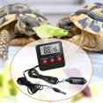 thumbnail image 3 of 2 Pieces Digital Reptile Thermometer Hygrometer With Probes Terrarium Reptile Humidity Gauge Indoor Outdoor Digital, 3 of 5