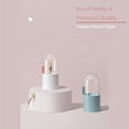 thumbnail image 3 of Dustproof Makeup Brush Holder Organizer Cosmetic Brushes Storage Case Display Stand with Crystal Clear Rotating Lid Beautiful Pearls Bedroom Vanity Table Bathroom Cabinet Countertop Gift, 3 of 6