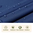 thumbnail image 5 of LEEYNEER Poncho de Pluie Imperméable à Capuche pour Adultes Femmes avec Poches, 5 of 5