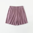 thumbnail image 1 of AherBiu Womens Summer Shorts Loose Fitting Elastic Waisted Comft Soft Shorts Oversized Sleeping Home Shorts, 1 of 7