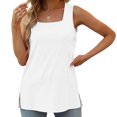 thumbnail image 2 of Birdeem Débardeur pour Femmes Mode Décontractée Col Confortable T-Shirt Ample Sans Manches, 2 of 12