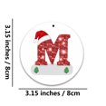 thumbnail image 1 of Birdeem Christmas Alphabet Decorations Personalized for Gift Christmas Tree Hanging Ornament Diy Decorations, 1 of 10