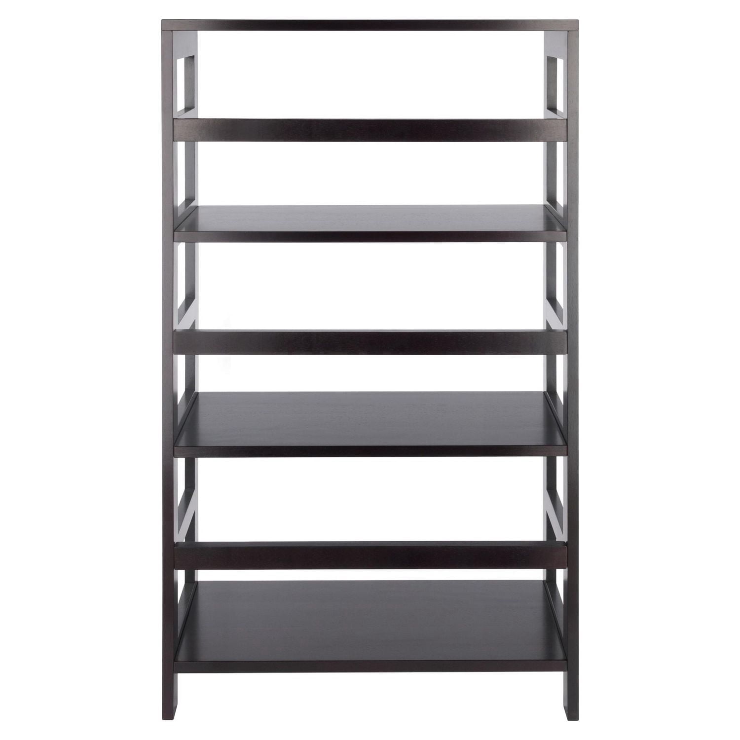 Winsome Capri 7pc Storage Shelf, Espresso/Beige Finish - 92851