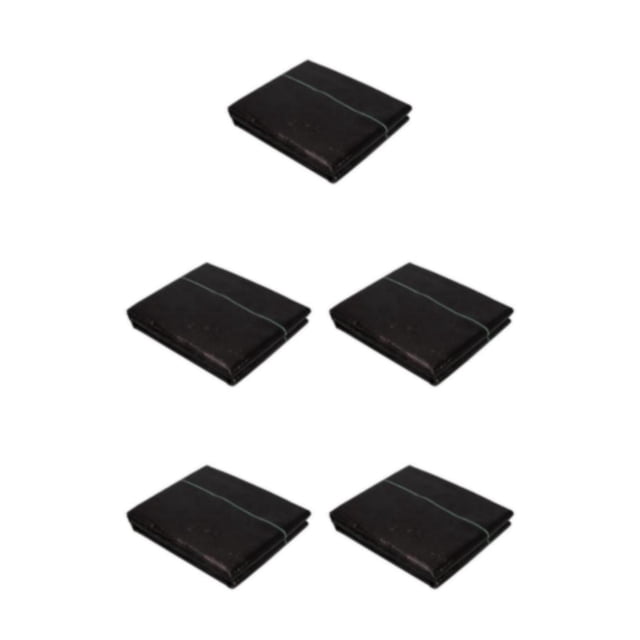 Youkk Barrier Landscape Fabric with Strips Grid Black 1.5x3meter 5Set
