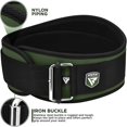 thumbnail image 4 of RDX Weight Lifting Belt, 6 Inch Curved Padded Back Lumbar Support, Functional Fitness Strength Training, Core Exercise Workout Bodybuilding Powerlifting Deadlifts Squats, Home Gym Equipment, 4 of 5