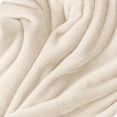 thumbnail image 4 of Bare Home Microplush Fleece Blanket - 300 GSM - Fuzzy Microfleece - Soft & Plush - Full/Queen, Vanilla, 4 of 5