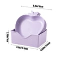 thumbnail image 3 of 5-Piece Wheat Straw Plates Set Eco Stackable Dinnerware Dishwasher Safe Plant Fiber Dinner Plates, 3 of 6