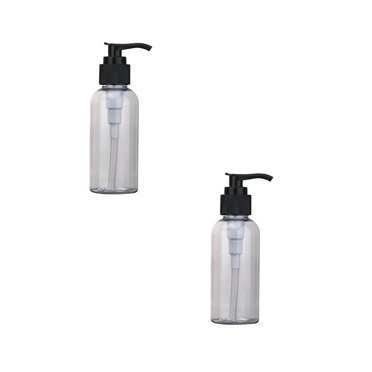 SUTENGDA 2PCS 200ml Empty Lotion Pump Bottles Refillable Plastic Containers Clear Great for Soap Shampoo Lotions Liquid Body Soap and Massage Liquid Container for Bathroom Shampoo and Bod