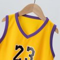 thumbnail image 4 of Kids Summer Basketball Vest & Shorts Set - Quick Dry, Sleeveless, Adjustable Straps, 4 of 5