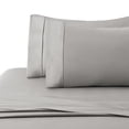 thumbnail image 3 of Marina Decoration 600 Thread Count Ultra Soft Deep Pocket Hotel Standard Solid Bedding Long Staple Percale Cotton All Season Sheet Set with Pillowcase, 3 of 7