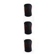 thumbnail image 3 of Ruiboury 1/2/3/5 Non-skid Knee Sleeves Weightlifting Lightweight And Fashionable Support Model A black red M 3PCS, 3 of 6