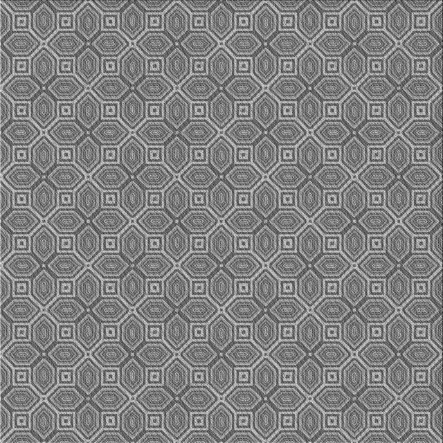 Ahgly Company Tapis d'Intérieur Lavable en Machine Carré Gris Transitionnel, 4 Pieds Carré