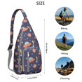 thumbnail image 3 of Nebula Cloud Crossbody Bag - Cosmic Dust & Stars Pattern (Breathable), 3 of 4