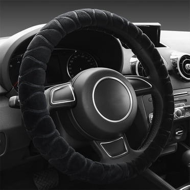 Dvkptbk Car Steering Wheel Cover 38cm Universal Elastic Steering Wheel Cover Winter Steering Wheel Cover Car Warm Handle Cover Car Accessories