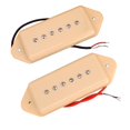 thumbnail image 1 of lionlar Soapbar P90 Guitar Pickup Neck&Bridge for LP Guitar Replacement Cream, 1 of 8