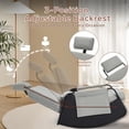 thumbnail image 3 of AECOJOY Fauteuil Berçant Inclinable avec Repose-Pieds Rétractable et Dossier Réglable, Fauteuil Berçant à Bascule Moderne en Tissu pour Salon Ou Chambre, Gris, 3 of 8