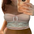 thumbnail image 1 of Hauts Bandeau Sans Bretelles Froncés pour Femmes pour l'Été, 1 of 1