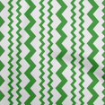 thumbnail image 1 of oneOone Rayon Green Fabric Vertical Chevron Craft Projects Decor Fabric Printed By The Yard 56 Inch Wide, 1 of 4