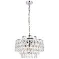 thumbnail image 1 of Elegant Lighting Mila Suspension de 18 Po en chrome, 1 of 4