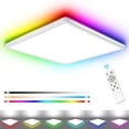 thumbnail image 2 of Plafonnier Encastré à DEL RVB à Intensité Réglable avec Télécommande - 24 W, Couleur 3000 K-6000 K Réglable et 10 Modes d'Éclairage pour la Maison Ou le Bureau, 2 of 9
