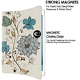 thumbnail image 4 of iPad PRO 9.7 Inch [ PRO 9.7 2016 ] A1673 A1674 A1675 MLPX2LL/A MLPW2LL/A MLPY2LL/A MLYJ2LL/A Trifold Printed Slim Adjustable Stand Feature Case with TPU Heat Dissipation Back - Watercolor Flowers, 4 of 6