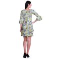 thumbnail image 4 of Moomaya Robe Courte Imprimée pour Femmes, Manches Évasées, Coupe Droite, Robes pour Femmes, Vêtements d'Été Décontractés, 4 of 6