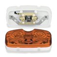 thumbnail image 1 of Grote Industries Clearance Light 46793 Incandescent; Rectangular; Amber Lens; White Polypropolene Housing, 1 of 4