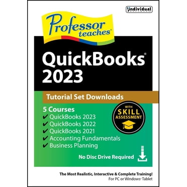 Professor Teaches QuickBooks 2023 Tutorial Set [Digital Code]