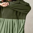 thumbnail image 4 of RKSTN Womens Fall Dresses 2023 Mode Décontractée Robe Chandail en Molleton Patchwork Couleur Grande Taille Manches Longues Col Rond Mini Robes Fluides, 4 of 7
